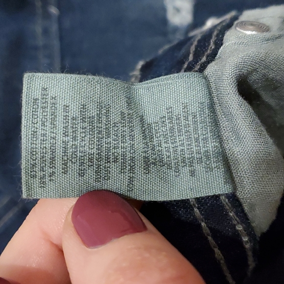 Distressed high rise stretch jogger jeans - Picture 9 of 9